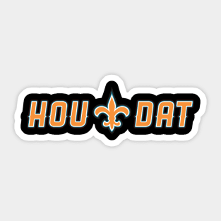 HOU-DAT Sticker